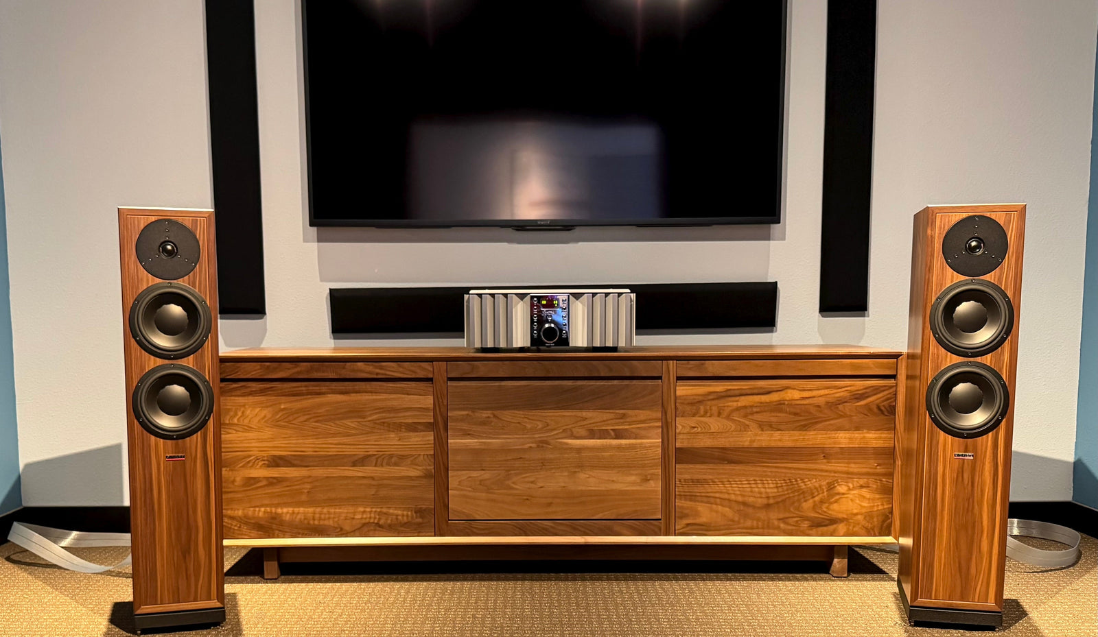 Dynaudio Contour Legacy loudspeakers with Burmester, dCS, and Nordost cabling