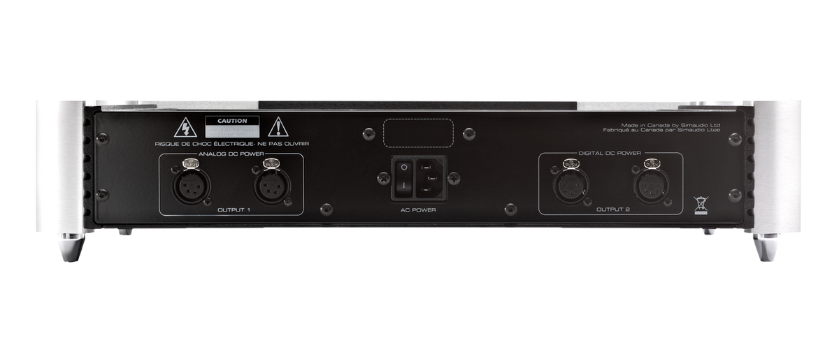 MOON 820S rear panel and connections