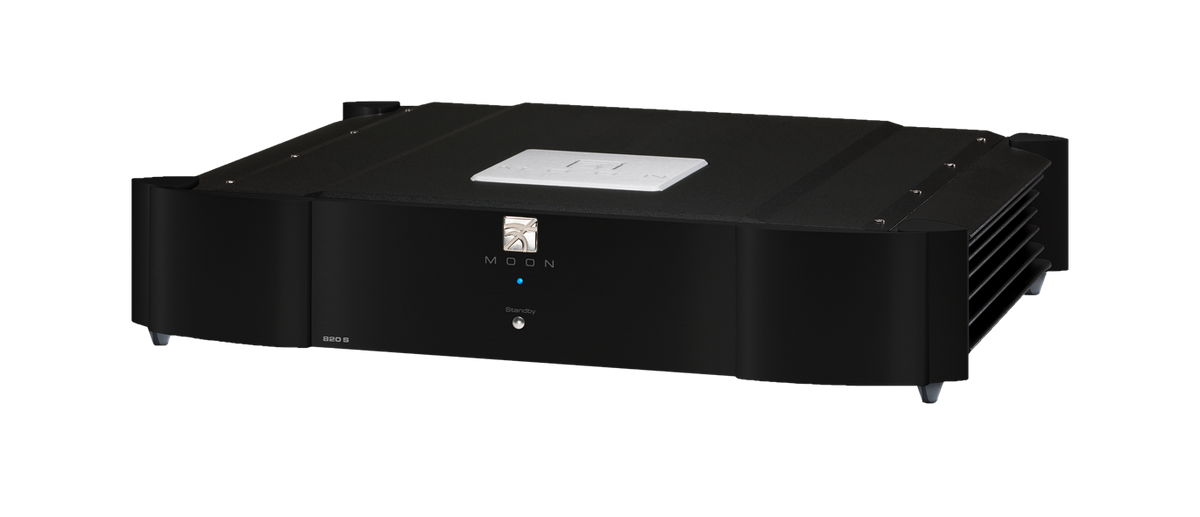 MOON 820S in Black, front view