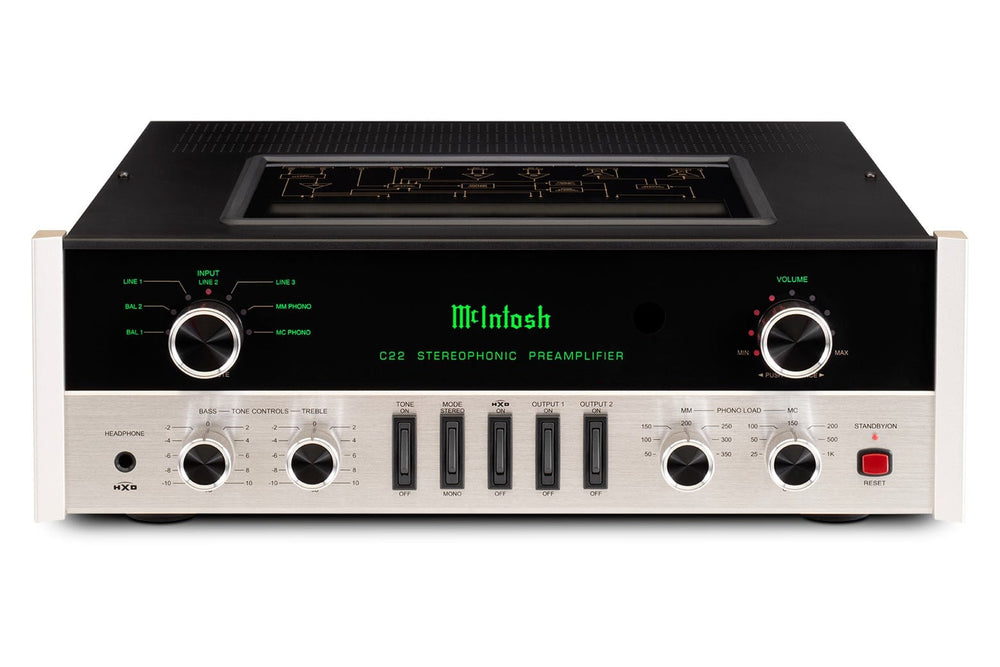 C22 Preamplifier Mk V: Separate MC and MM inputs