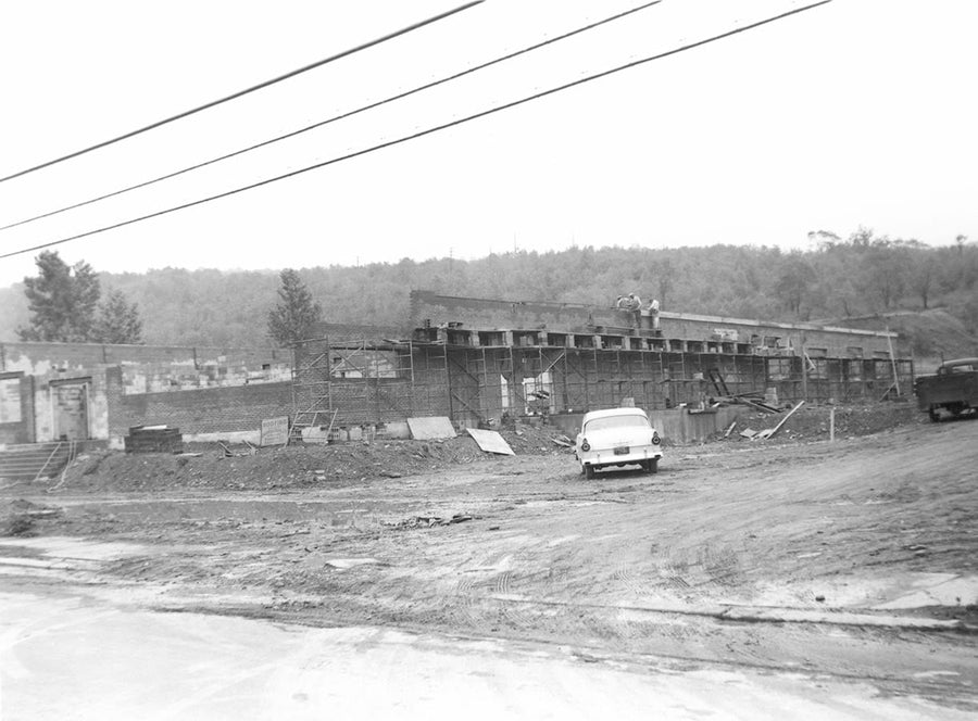 The factory at 2 Chambers Street, Binghamton, built in eight months in 1956 and still home