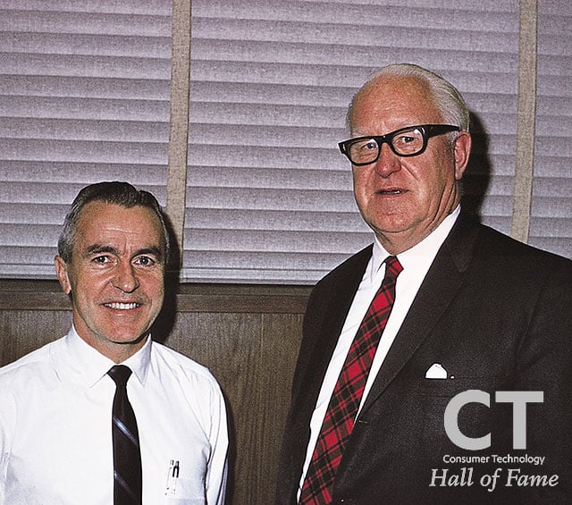 Frank McIntosh and Gordon Gow, inducted into the Consumer Technology Hall of Fame in 2017