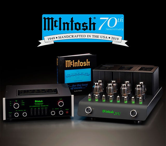 The MC2152 amplifier and C70 preamplifier, the 70th-anniversary system of 2019