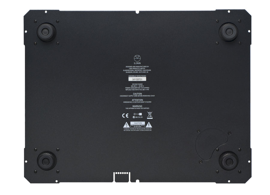 Linn Trampolin base board showing its suspended feet