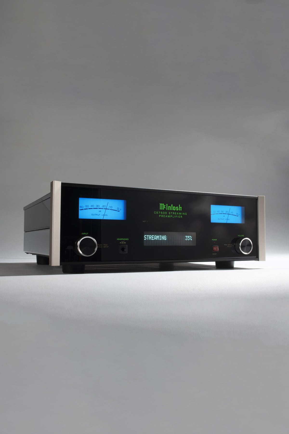 McIntosh CS7500 Streaming Preamplifier — angle, portrait