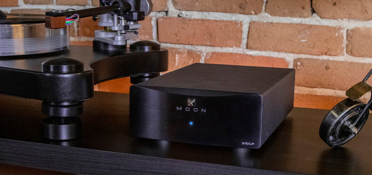 MOON 310LP lifestyle view in a listening room