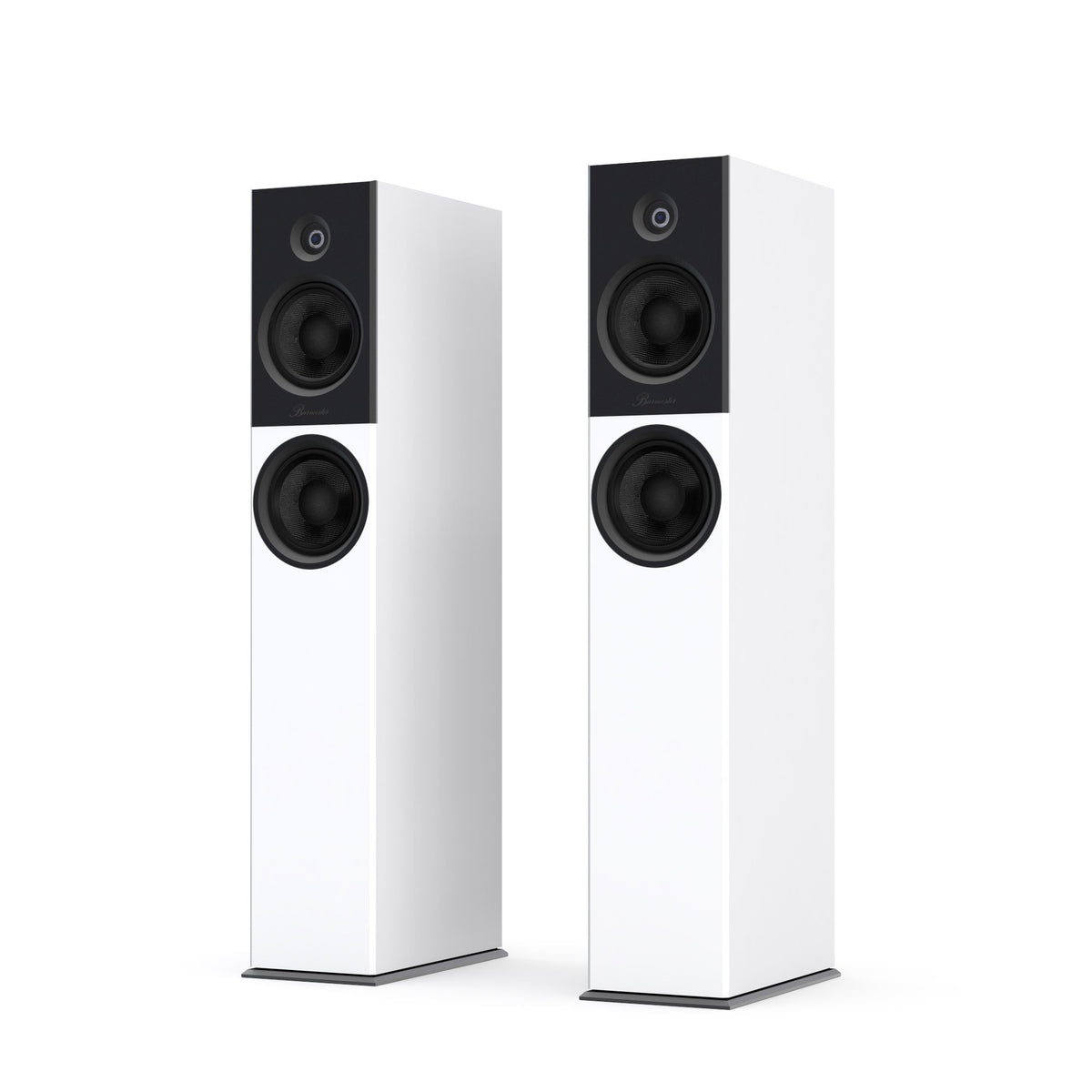 Burmester B18 white cabinet, black front