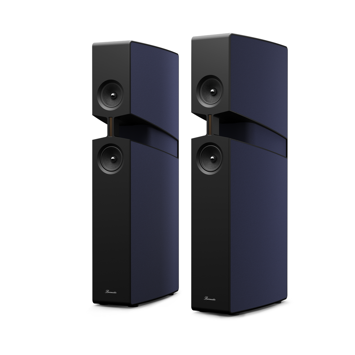 Burmester BX100 Black Matte cabinet, Rich Navy waist