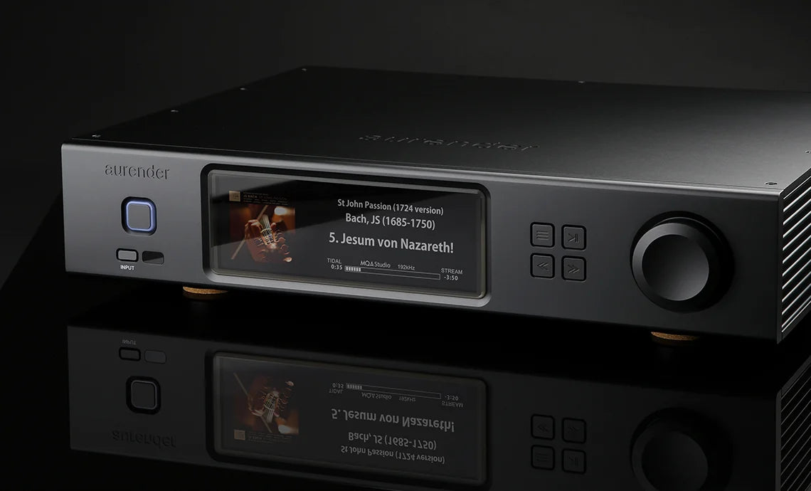 Aurender A15 High-End Analog Output Network Player with Dual-Mono MQA DAC