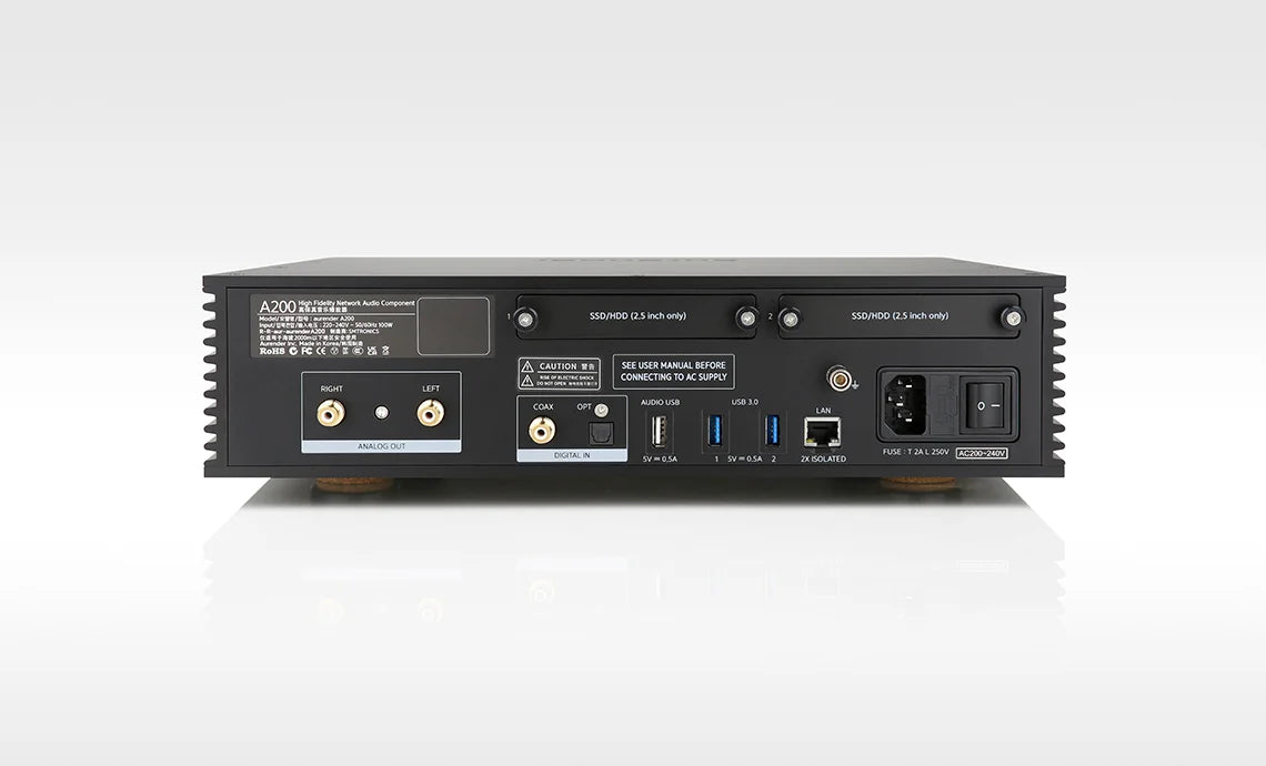 Aurender A200 Analog Output Network Player - High Performance MQA DAC