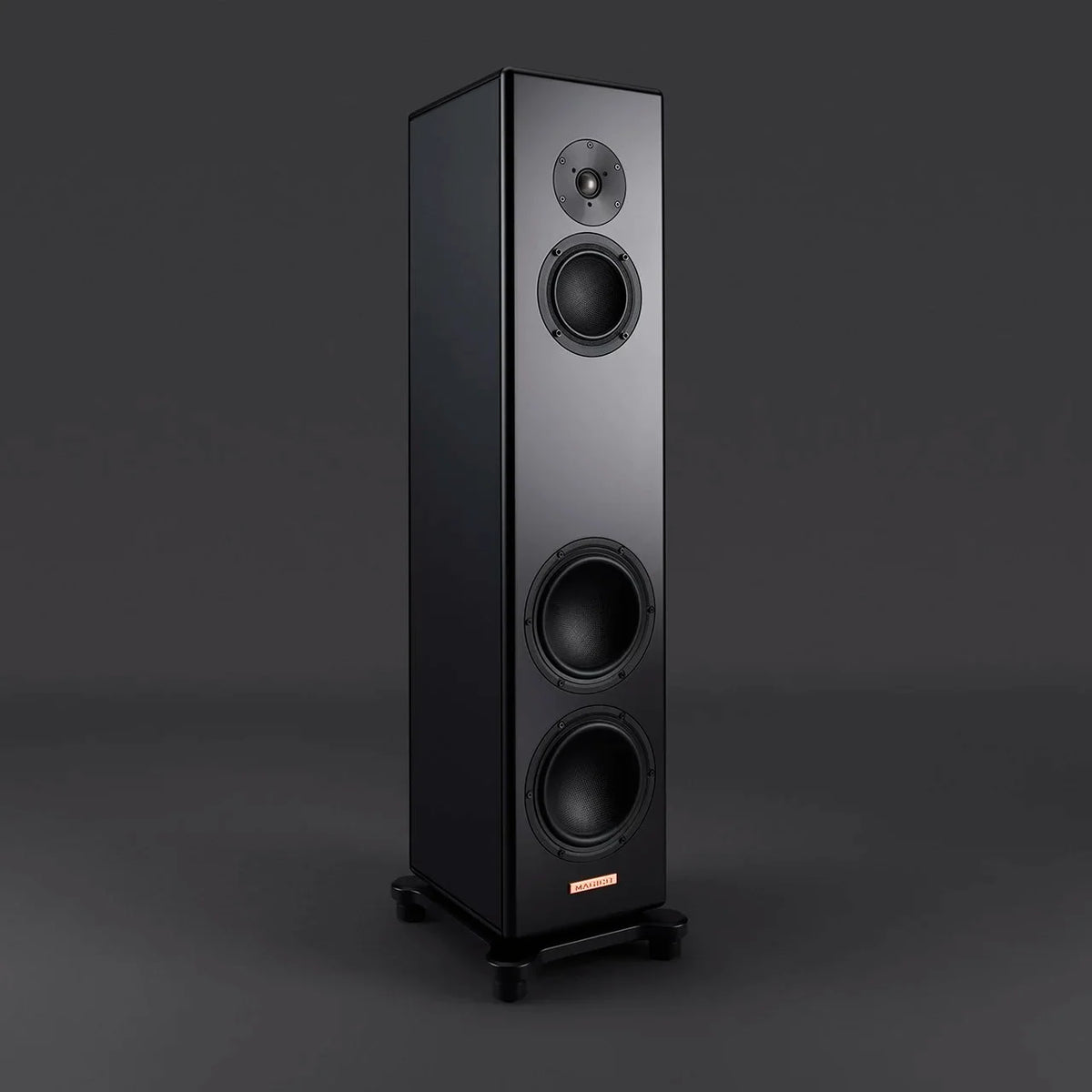 Magico A3 (2027) in Black, three-quarter view
