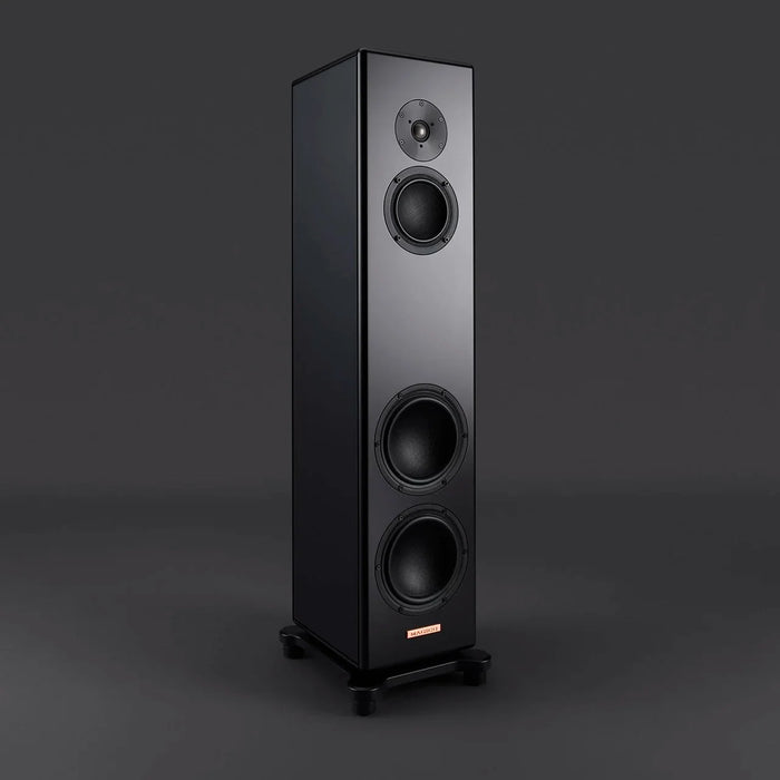Magico A3 (2027) in Black, three-quarter view