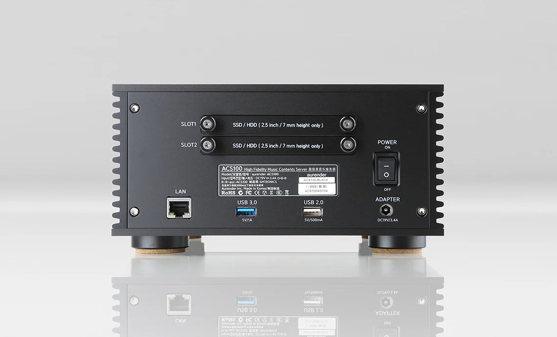 Aurender ACS100 CD Ripping Server with SSD Storage