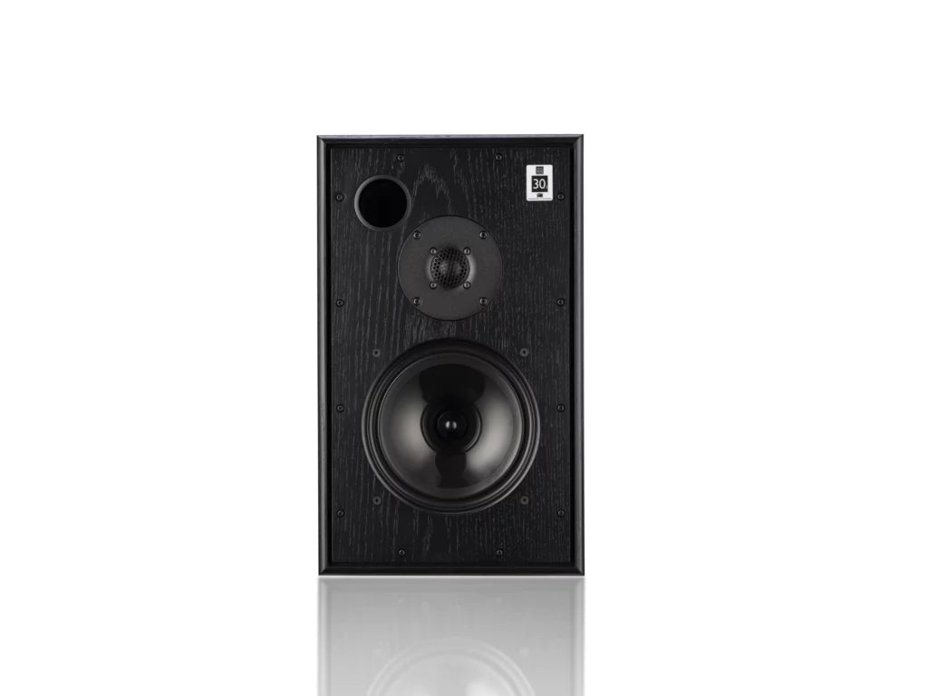 Harbeth M30.3 XD2 in Satin Black, front angle