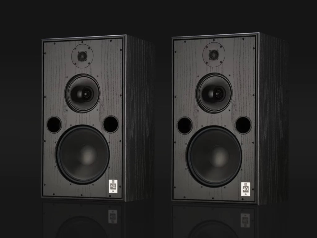 Harbeth M40.5 XD2 in Satin Black, front angle