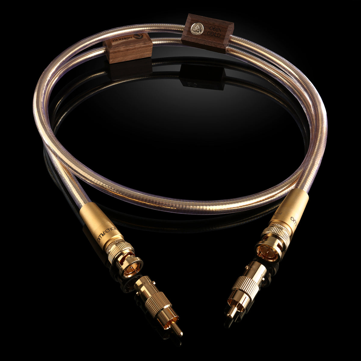 Nordost Odin Gold coaxial cable with BNC terminations