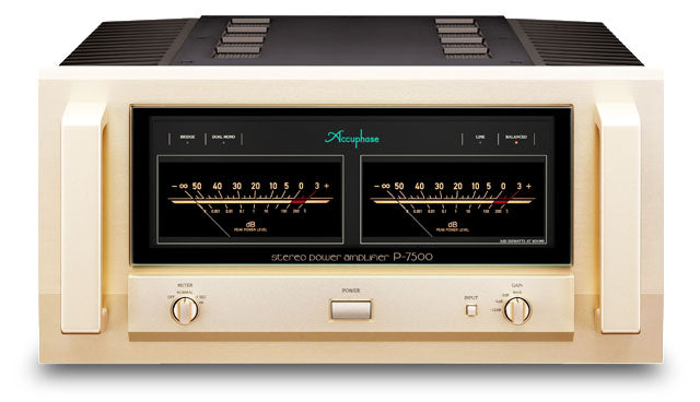 Accuphase P-7500 stereo power amplifier, front