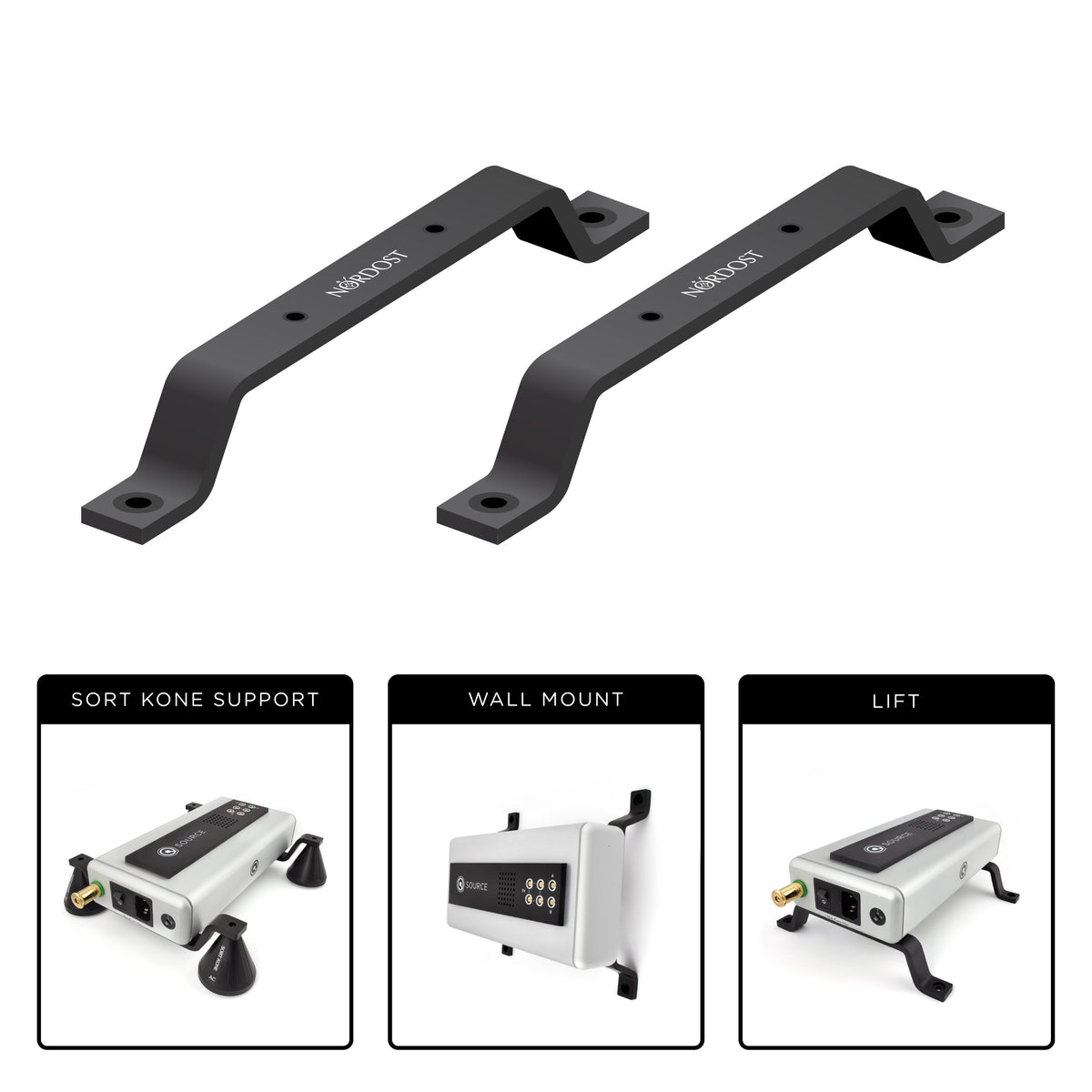 Nordost QSOURCE on the QRT Stand Mount