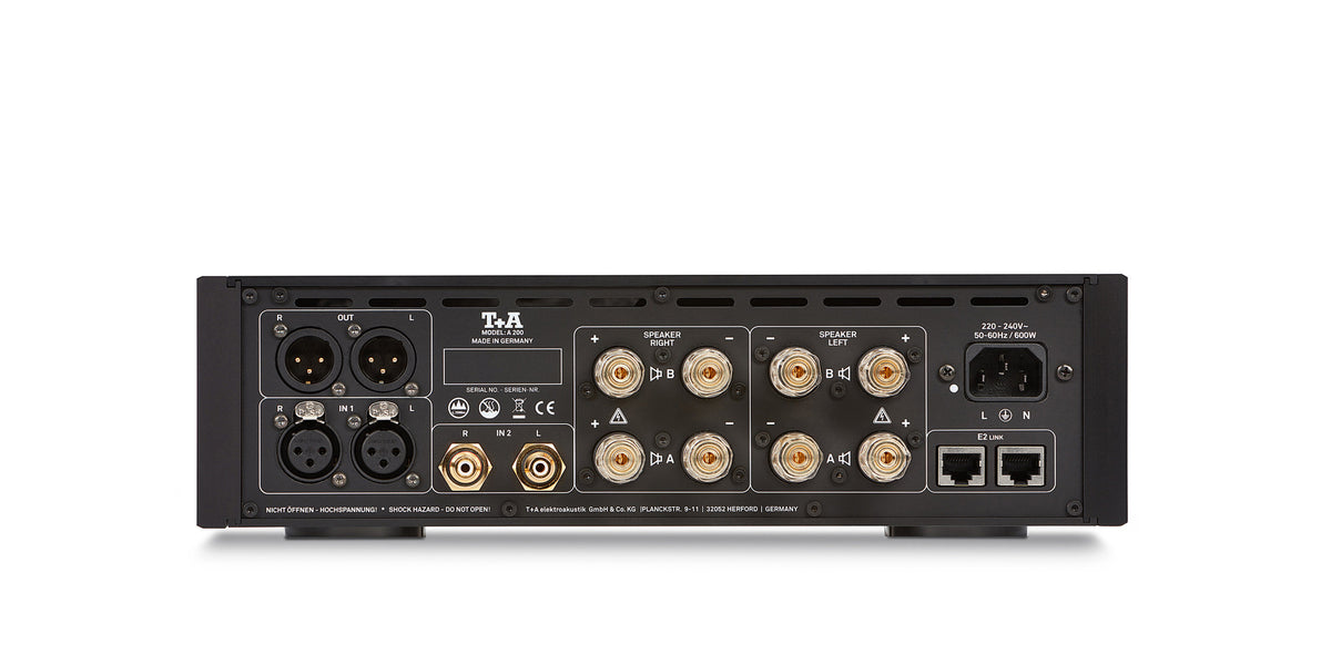 T+A A 200 Power Amplifier - High-Performance Audiophile Power Amplifier with PURIFI Eigentakt Technology