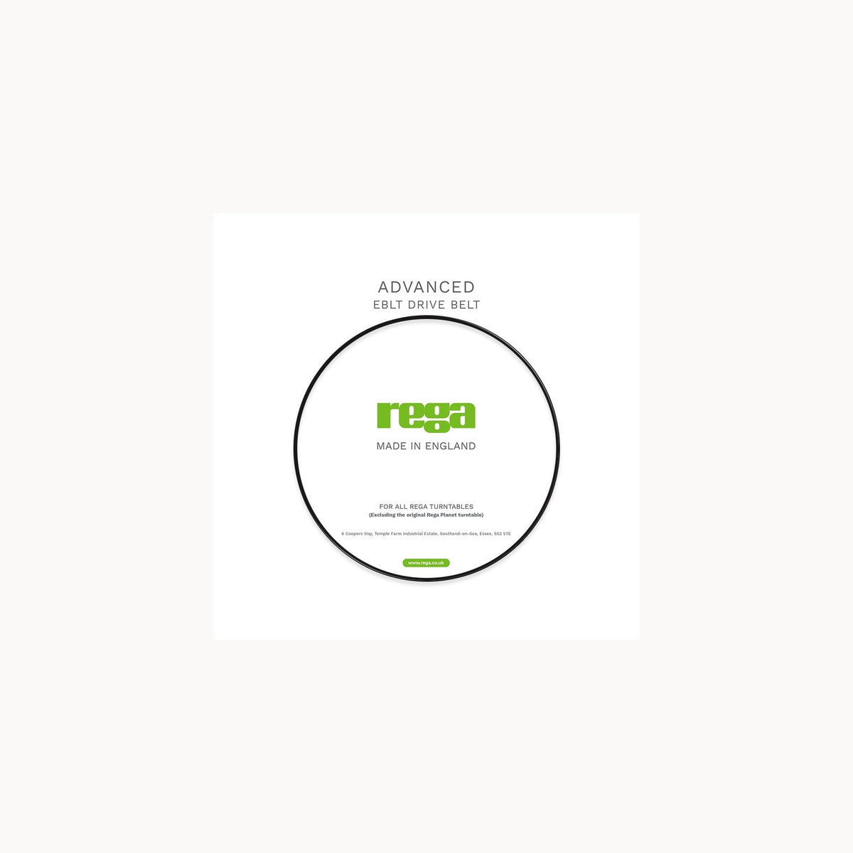 Rega Advanced EBLT Drive Belt view 2