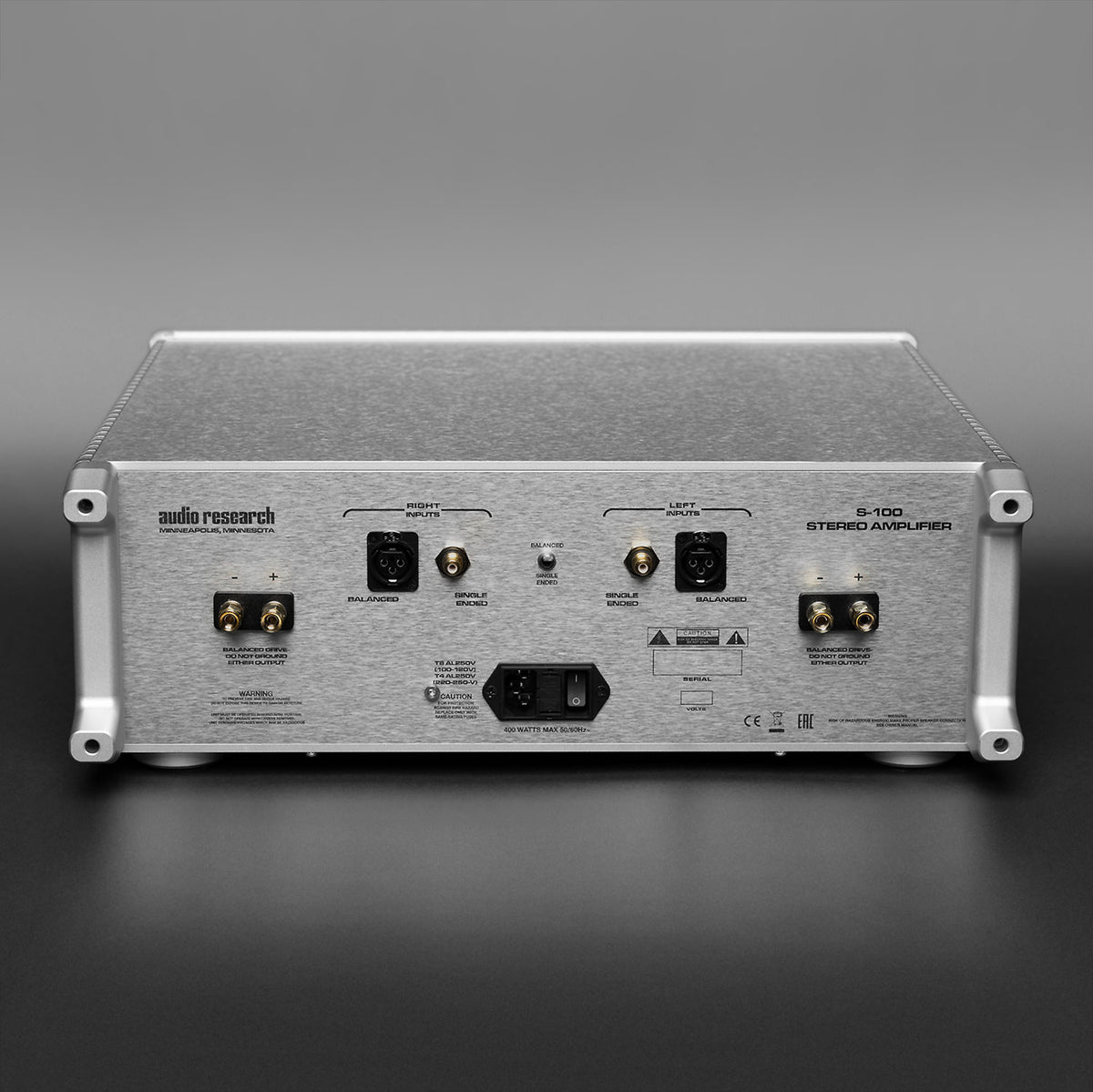 Audio Research S-100 Stereo Power Amplifier