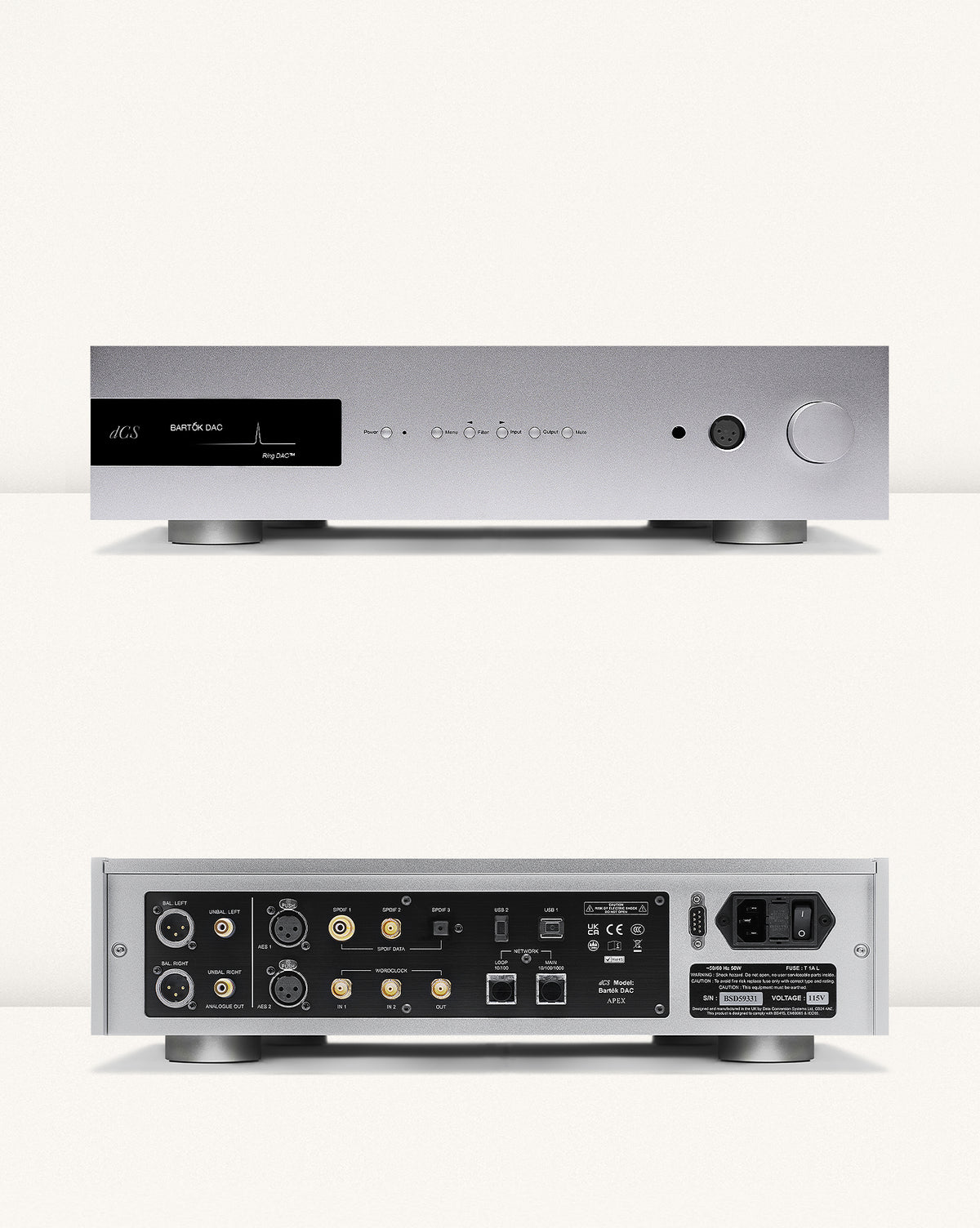dCS Bartók APEX Headphone DAC