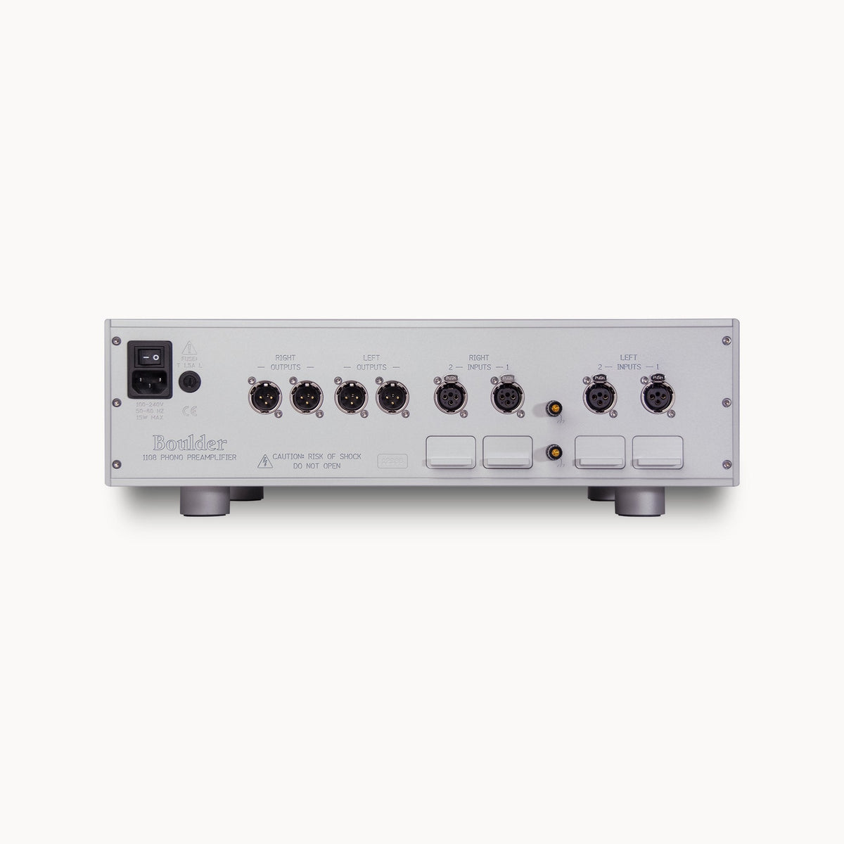 Boulder 1108 Phono Preamplifier – rear view