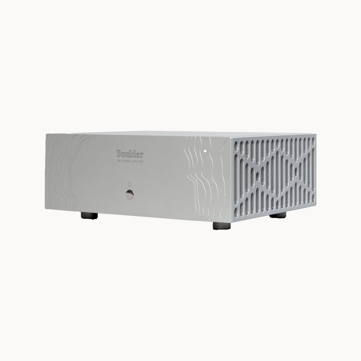 Boulder 1163 Stereo Amplifier – three quarter view