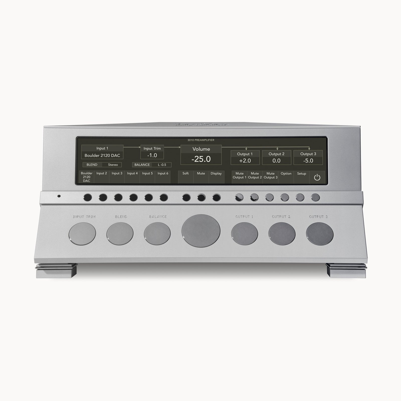 Boulder 3010 Preamplifier – front view