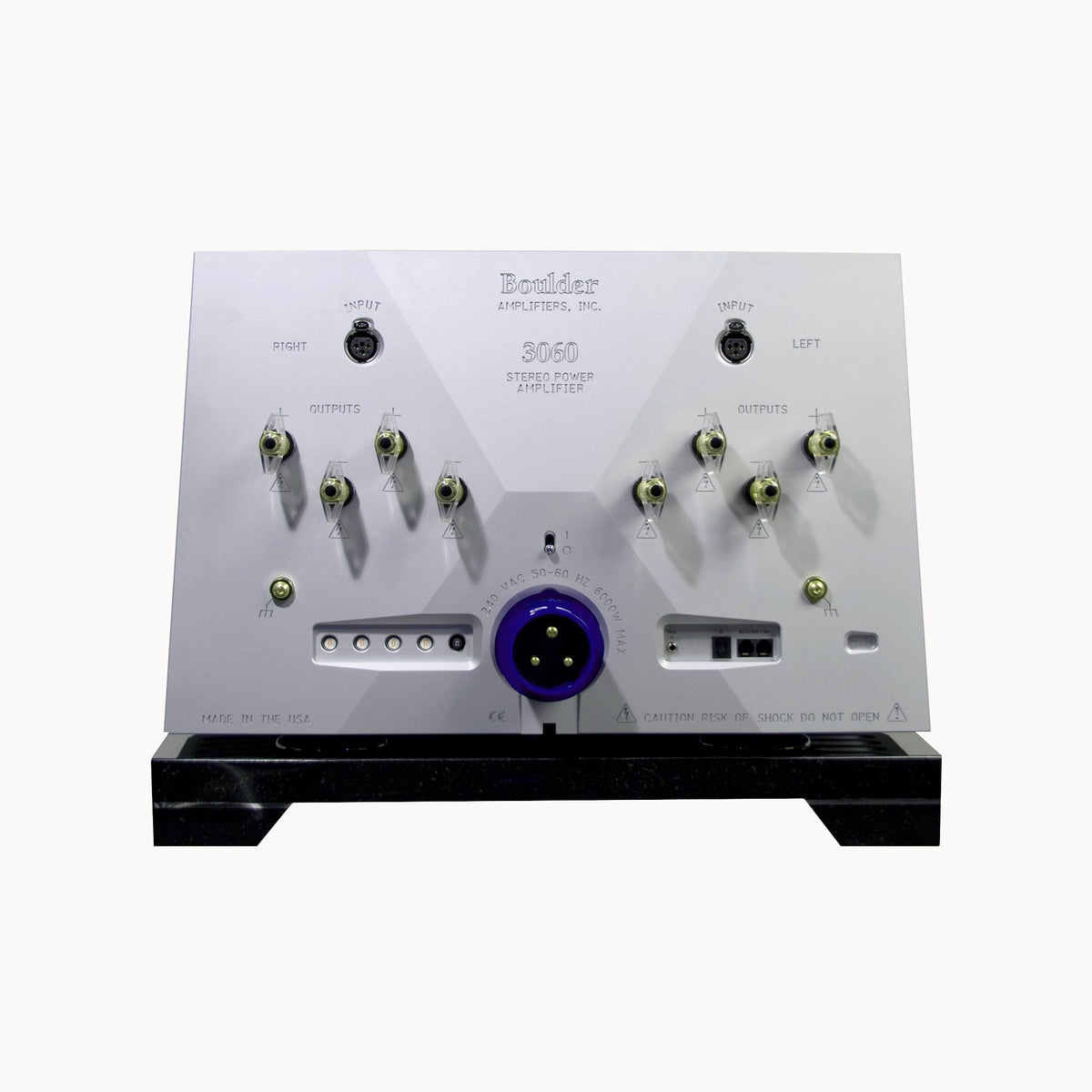 Boulder 3060 Stereo Amplifier – rear view