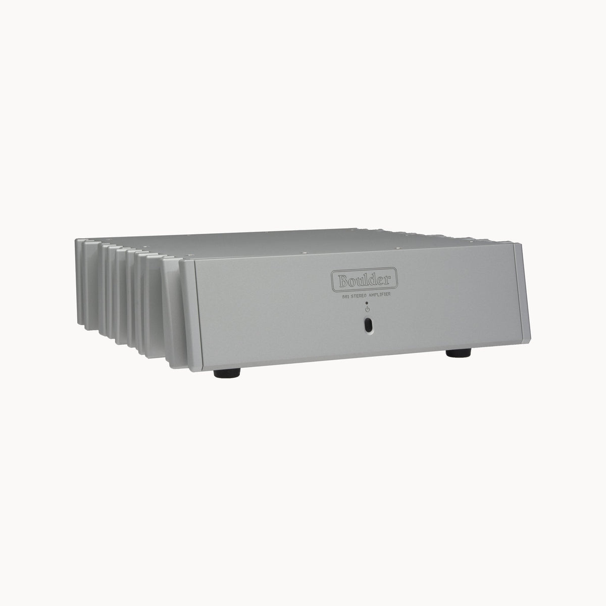 Boulder 861 Stereo Amplifier – three quarter view
