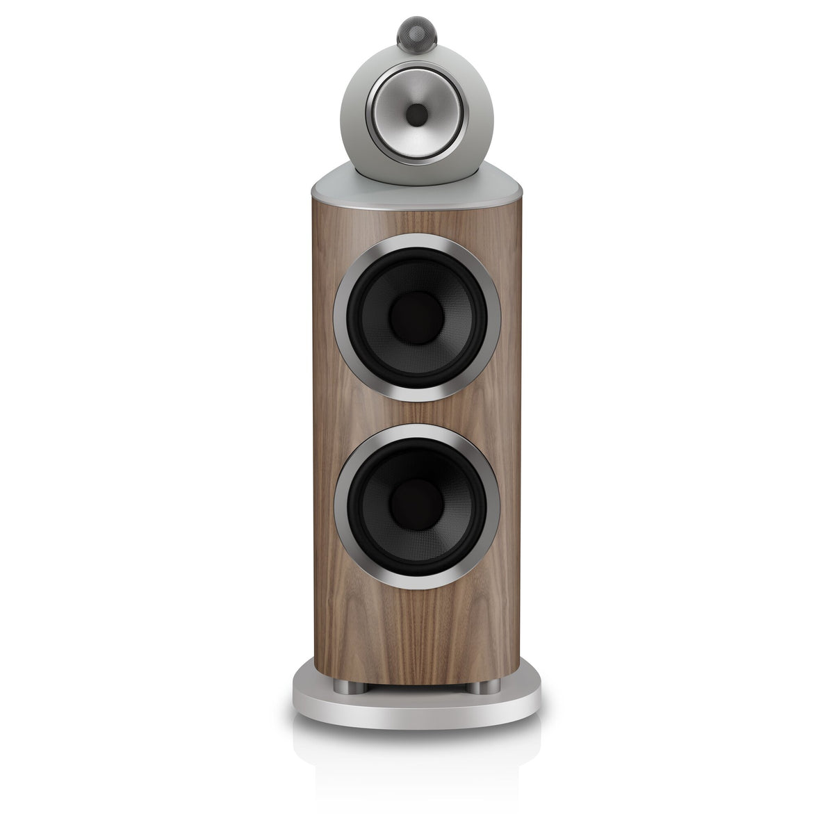 Bowers & Wilkins 801 D5 in Light Walnut, front view