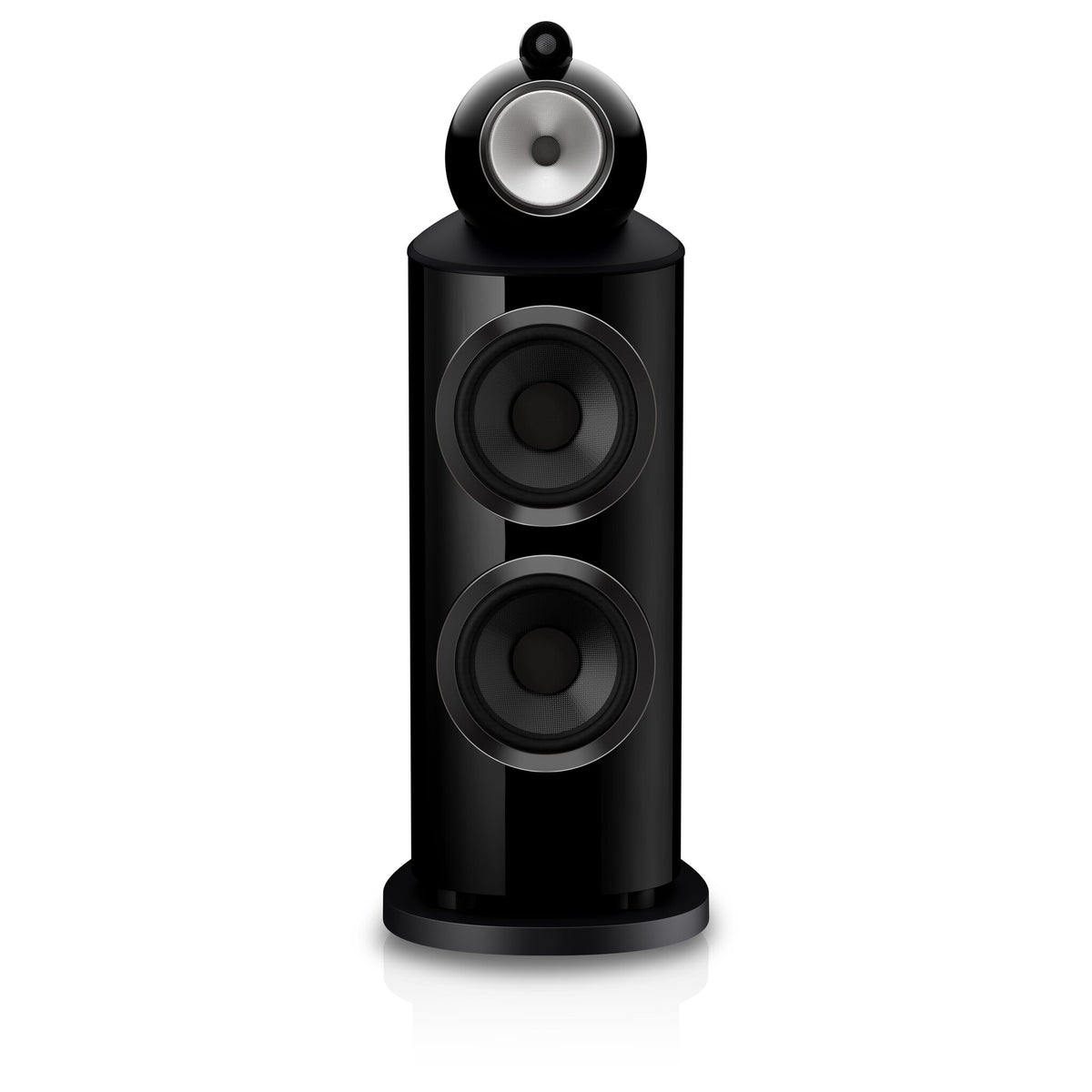 Bowers & Wilkins 801 D5 in Stealth Black, front view