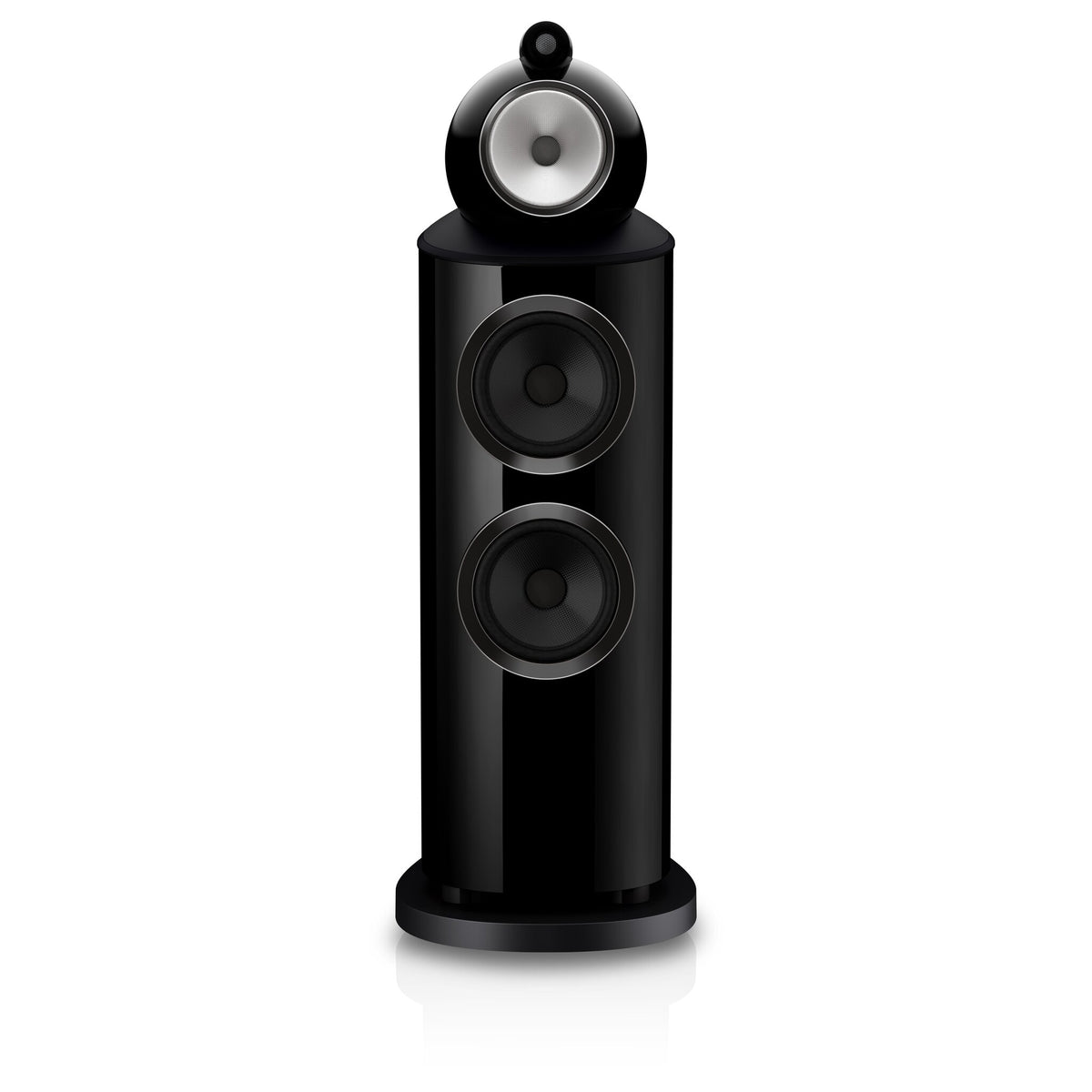 Bowers & Wilkins 802 D5 in Stealth Black, front view