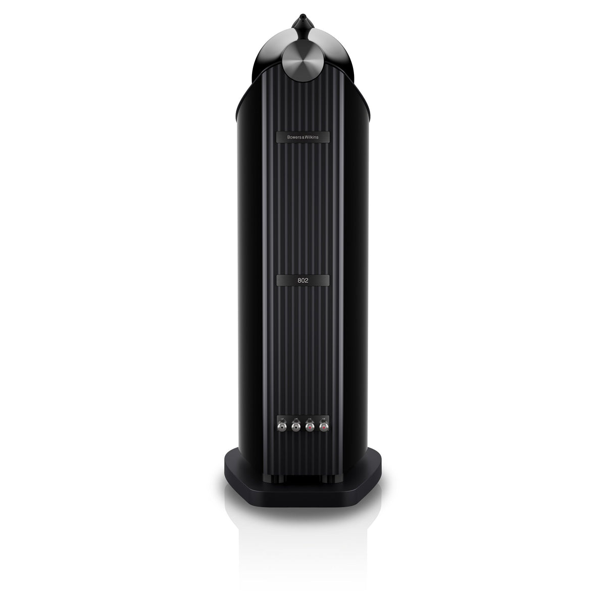 Bowers & Wilkins 802 D5 in Stealth Black, rear view