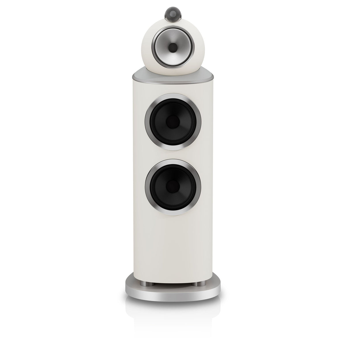 Bowers & Wilkins 802 D5 in Warm White, front view