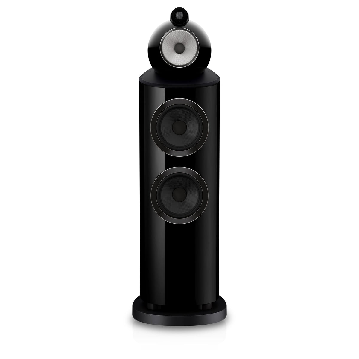 Bowers & Wilkins 803 D5 in Stealth Black, front view