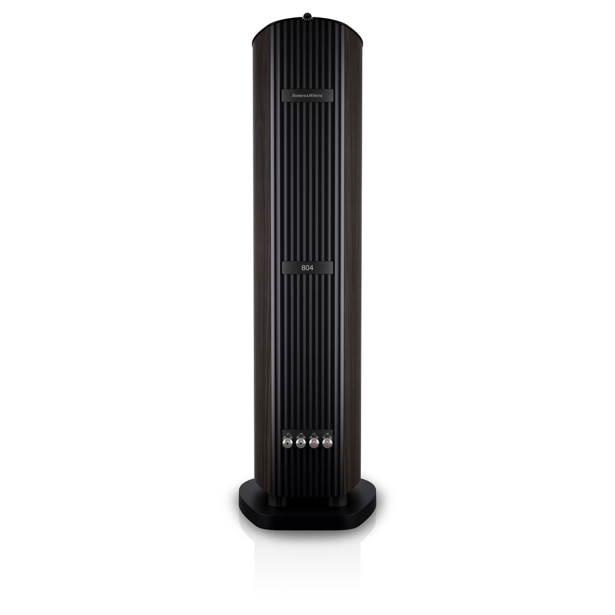 Bowers & Wilkins 804 D5 in Dark Walnut, rear view