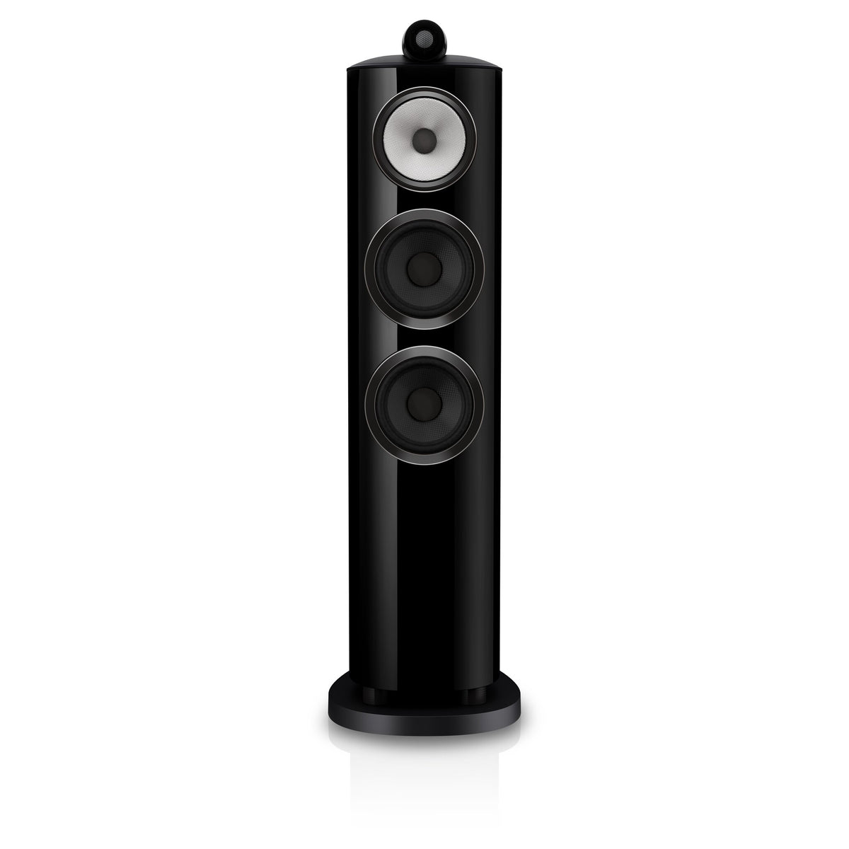 Bowers & Wilkins 804 D5 in Stealth Black, front view