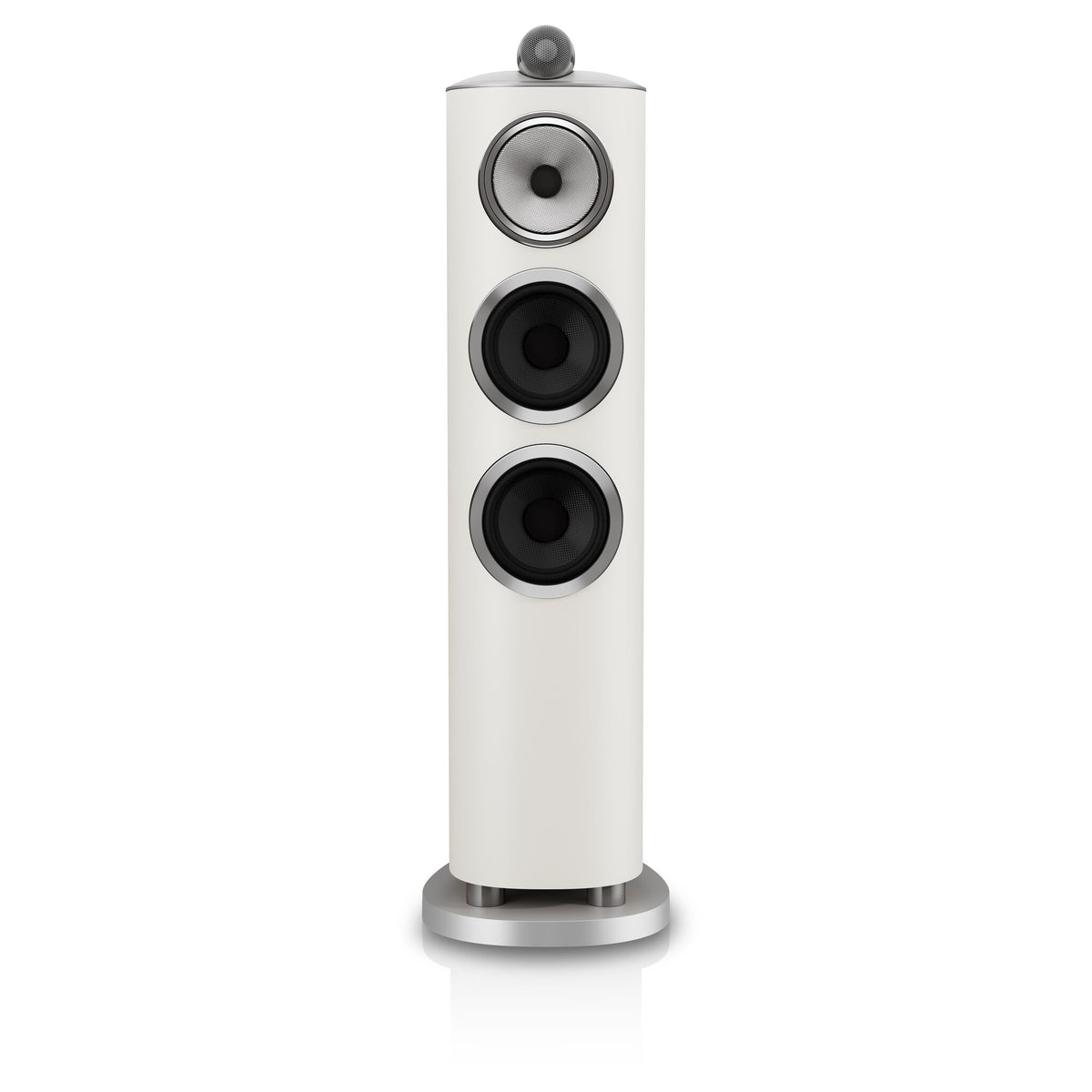 Bowers & Wilkins 804 D5 in Warm White, front view