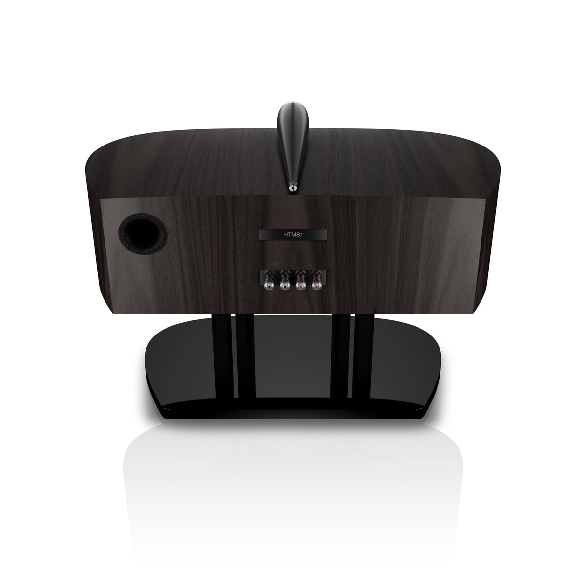 Bowers & Wilkins HTM81 D5 in Dark Walnut, rear view