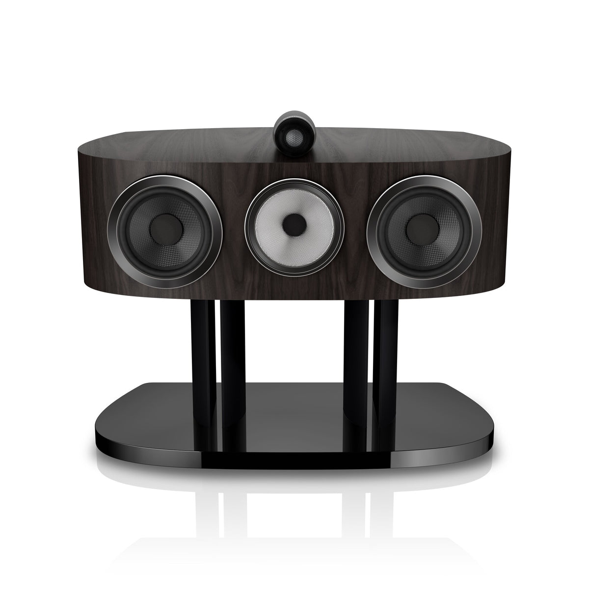 Bowers & Wilkins HTM82 D5 in Dark Walnut, front view