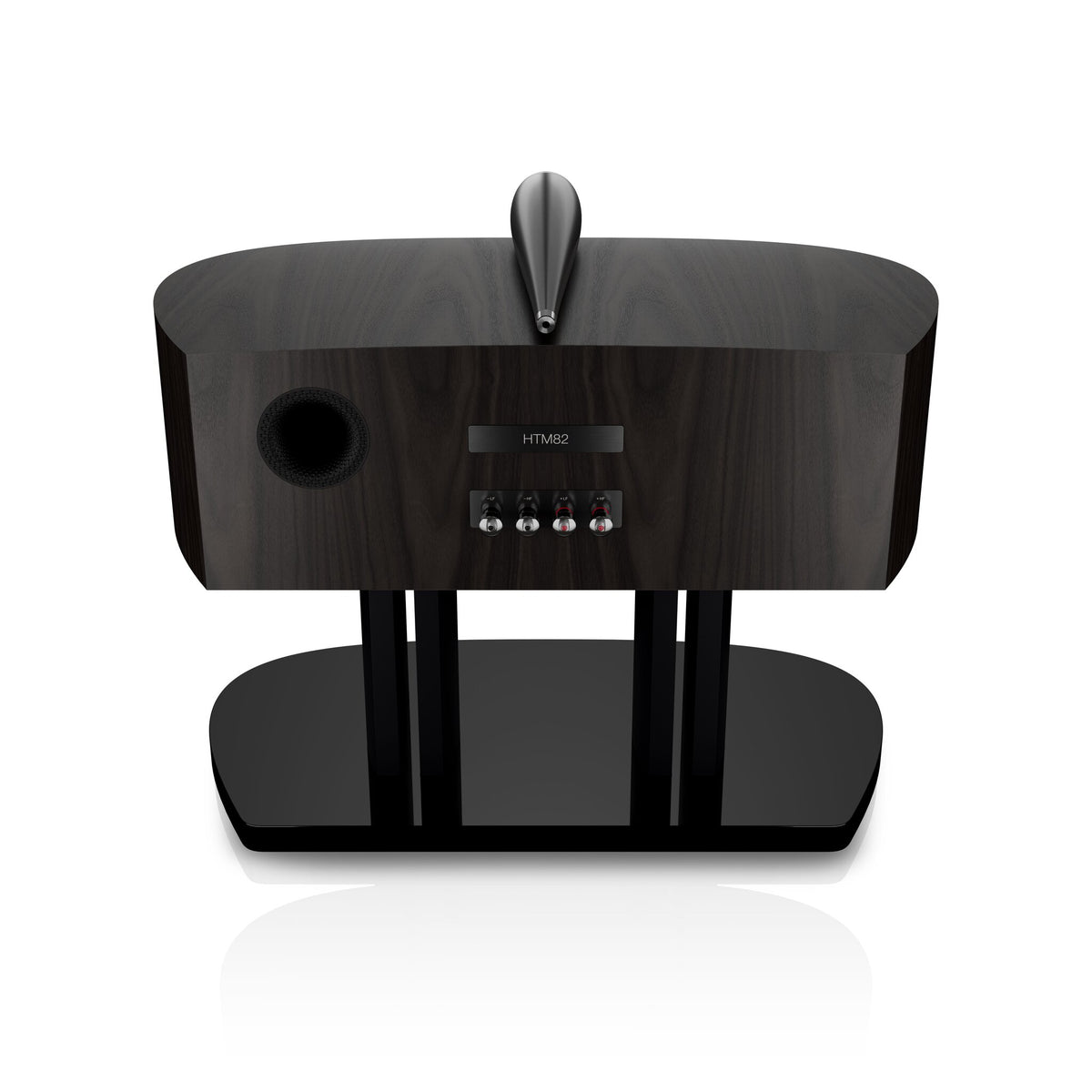 Bowers & Wilkins HTM82 D5 in Dark Walnut, rear view