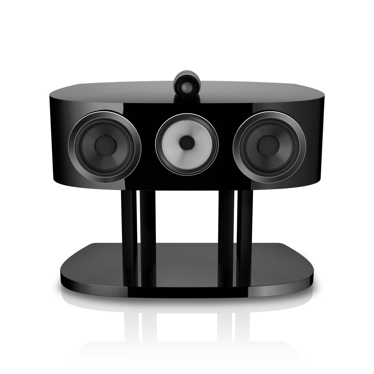Bowers & Wilkins HTM82 D5 in Stealth Black, front view