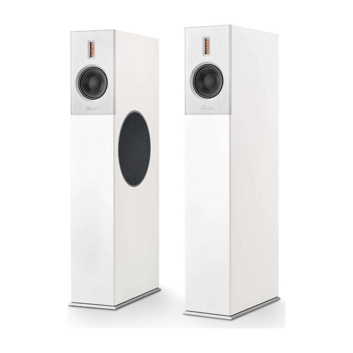 Burmester B38 white cabinet, silver front (featured)