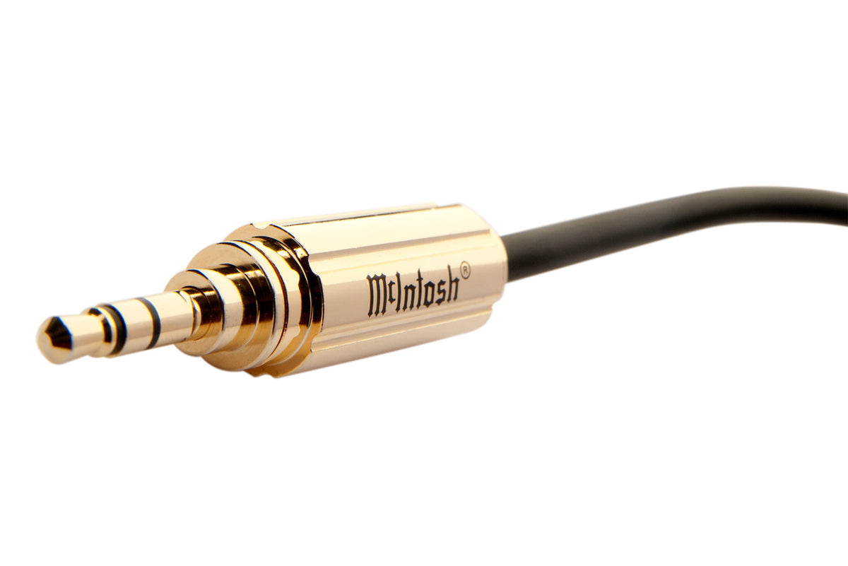 Close view of the McIntosh Power Control Cable connector