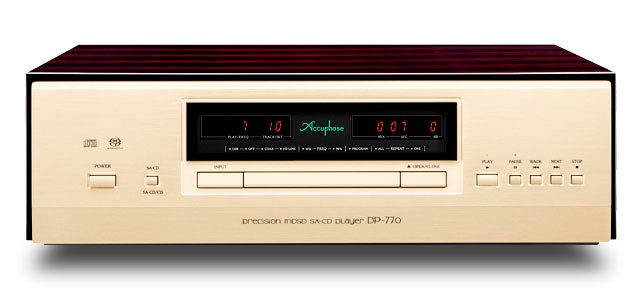 Accuphase DP-770 SA-CD player, front