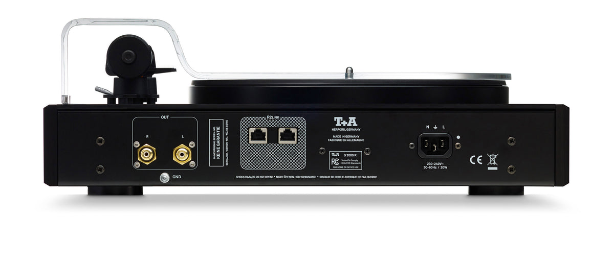 High-End Belt-Drive Turntable with DSP Motor Control and Aluminum Platter