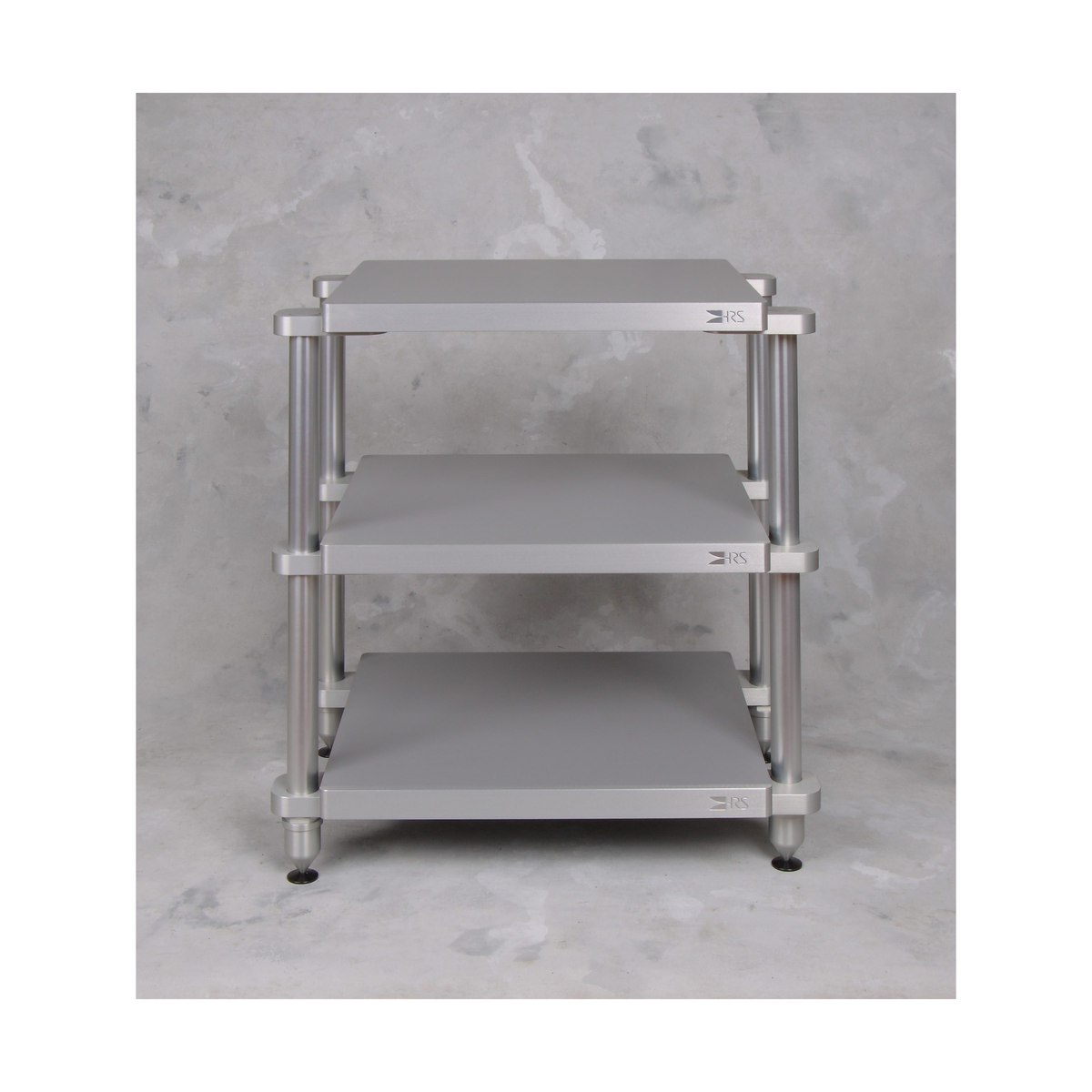 EXR-1921 Three-Shelf Rack in silver finish