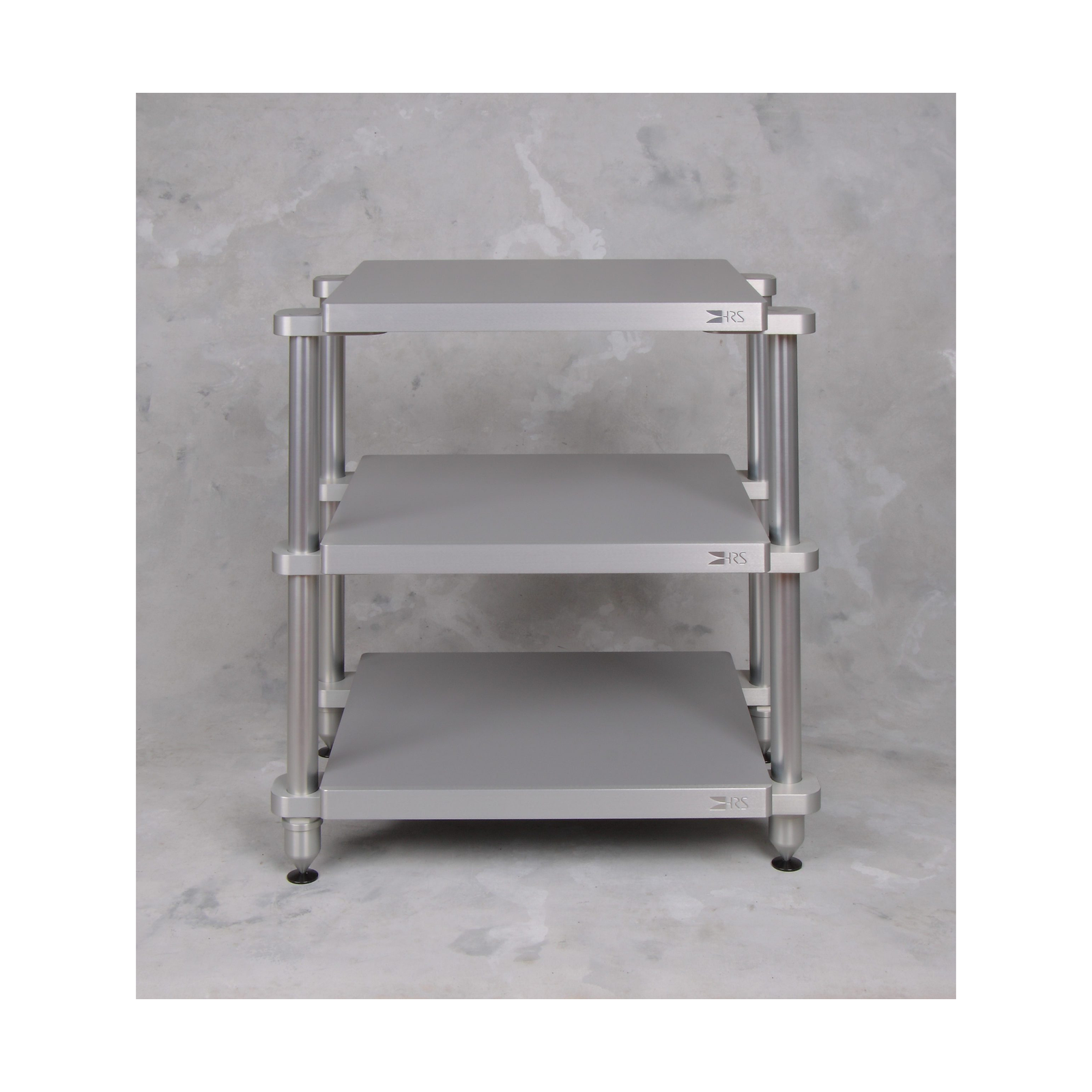 EXR-1921 Three-Shelf Rack in silver finish